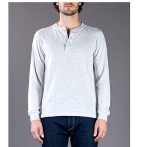L.L. Bean Men's Long Sleeve Beige Henley Shirt Size Small Regular NWOT